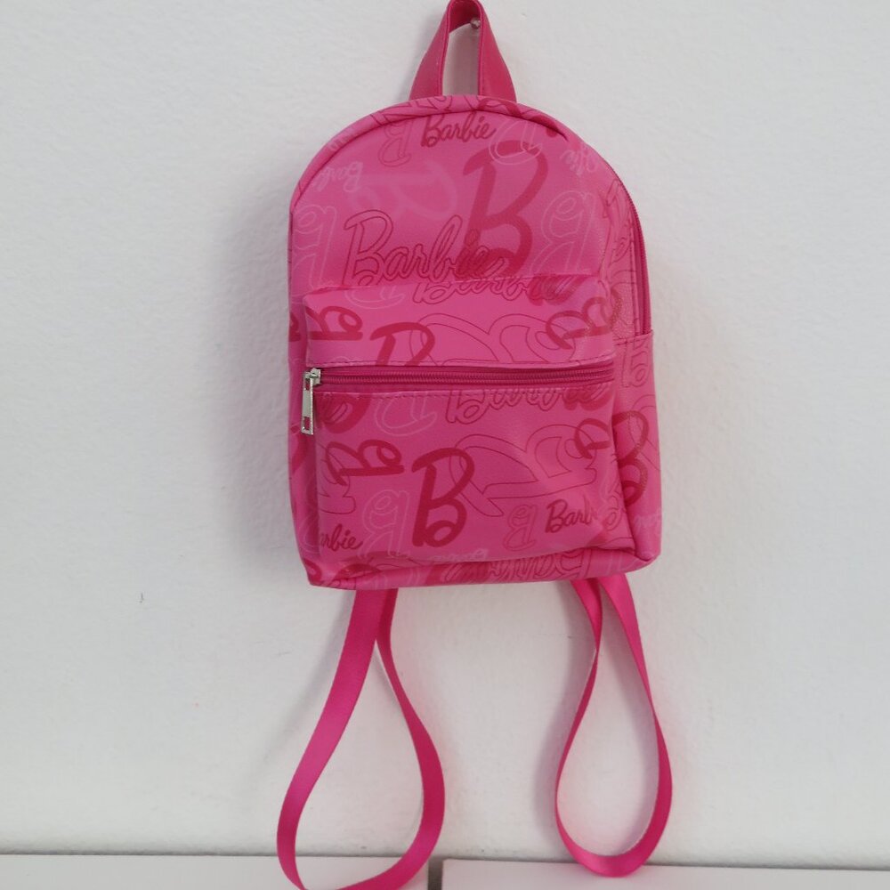 Barbie Mini Backpack 10.5” Faux Leather Barbie Backpack
